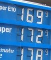 Preisanzeige an Tankstelle
